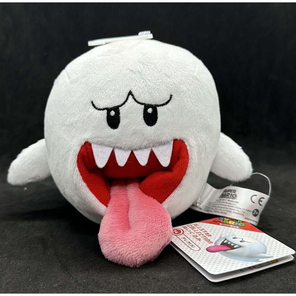 Super Mario Bros Boo Little Buddy 2017 Nintendo Plush‎ Stuffed Animal Toy 5"